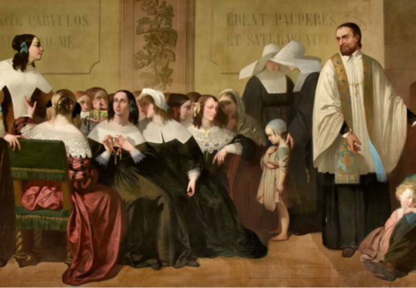 Auguste-Barthélémy Glaize, {Les Dames de la Miséricorde}