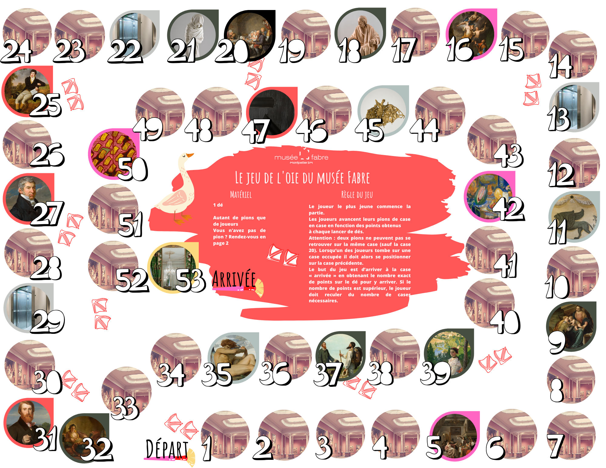 Le jeu de l'oie à imprimer