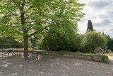 Domaine de Méric, vue du jardin de la famille Bazille 