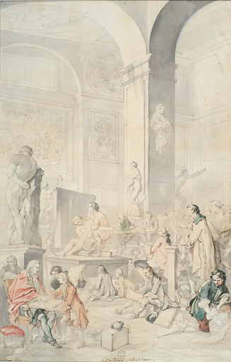 Académie de peinture, 1745