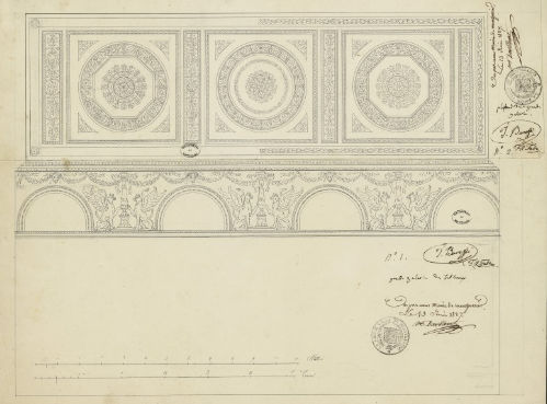 Projets de décors pour le musée Fabre