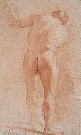Homme debout, de dos, 1re moitié du 17e siècle