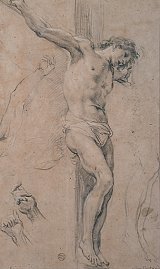 Etude pour un Christ en croix vu de face, 1633-1638