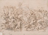 Combat entre grecs et troyens, 2e moitié du 17e siècle 