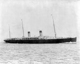 Le Majestic, paquebot transatlantique britannique de la White Star Line, en 1896
