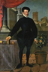 Hans Bock, Portrait de Félix Platter, 1584