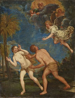 Adam et Eve chassés du Paradis